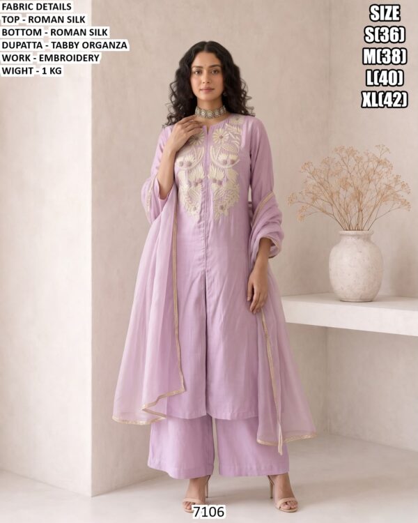 Elegant Straight Kurta Palazzo Set For Women