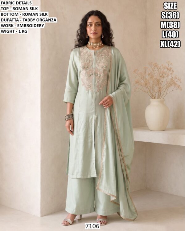 Elegant Straight Kurta Palazzo Set For Women