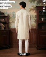 Floral Embroidered Kurta Pajama Set For Men