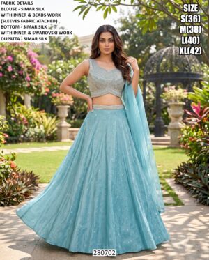 Stylish Wedding Wear Lehenga Choli Set