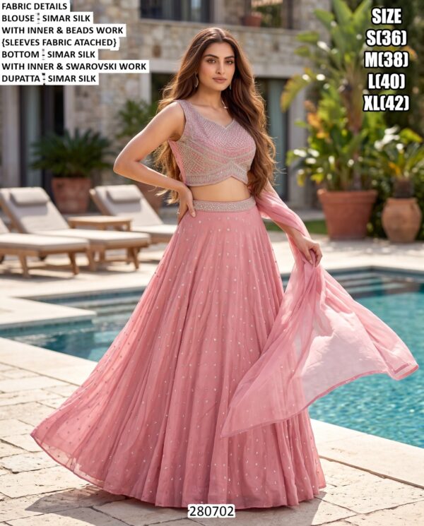 Stylish Wedding Wear Lehenga Choli Set