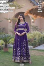 Faux Blooming Georgette Anarkali Gown For Women