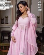 Wedding Wear Handwork Georgette Kurta Set