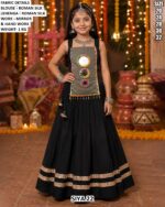Traditional Tassel Work Ethnic Outfit For Girls