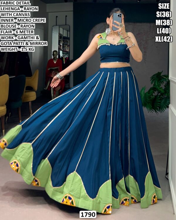 Navratri Special Grand Flair Rayon Chaniya Choli