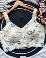 Stylish Sweetheart Neck Readymade Cotton Blouse