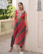 Navratri Special Sleeveless Designer Long Top