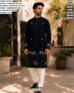 Wedding Wear Sequence Work Men’s Kurta Set