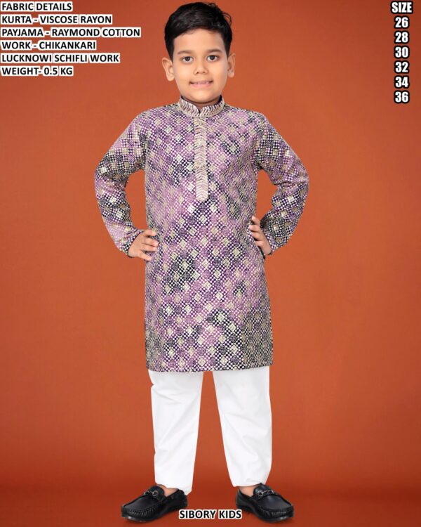 Festive Wear Traditional Kurta Set For Boys