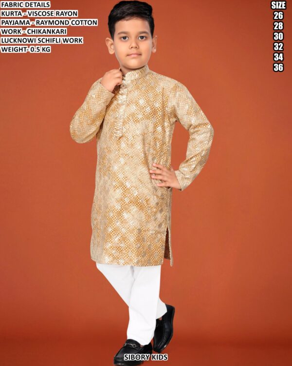 Festive Wear Traditional Kurta Set For Boys