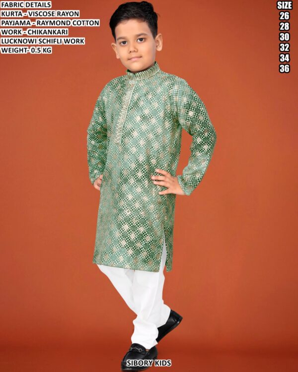 Festive Wear Traditional Kurta Set For Boys