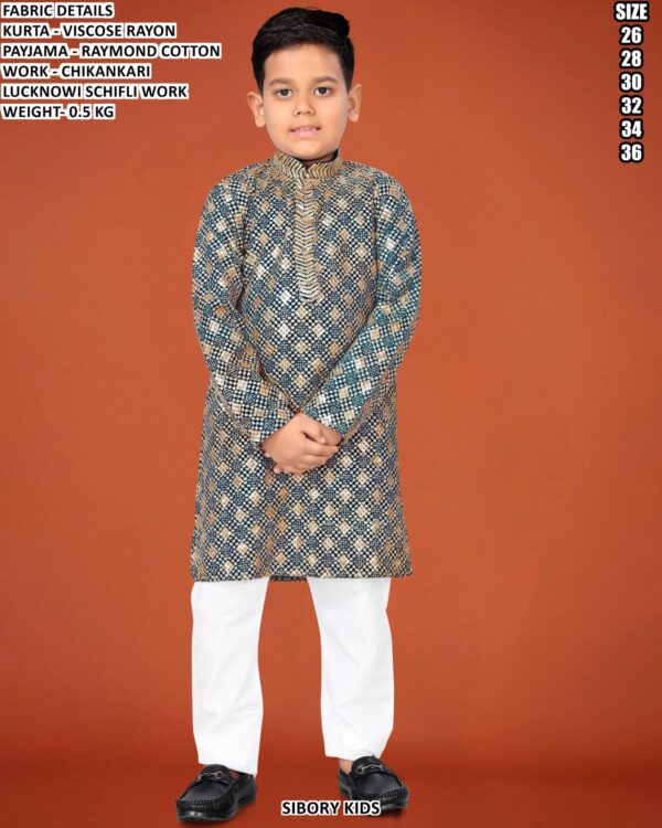 Festive Wear Traditional Kurta Set For Boys