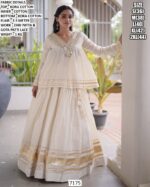 Traditional Kora Cotton Two Piece Ethnic Set
