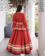 Traditional Kora Cotton Two Piece Ethnic Set
