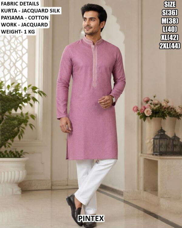 Stylish Mandarin Collar Traditional Kurta Pajama