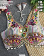 Garba Special Gujarati Embroidery Designer Blouse