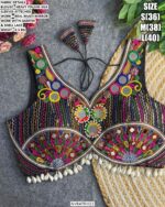 Garba Special Gujarati Embroidery Designer Blouse