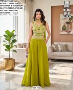 Graceful Festive Wear Simar Silk Ensemble