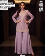 Luxury Party Wear Embellished Three Piece Set