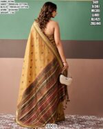 Graceful Handloom Style Saree With Woven Details