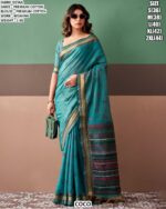 Graceful Handloom Style Saree With Woven Details