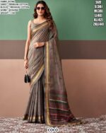Graceful Handloom Style Saree With Woven Details
