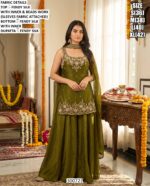 Designer Silk Palazzo Set With Dupatta For Women
