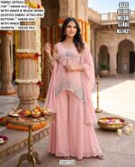 Luxury Occasion Wear Silk Palazzo Set