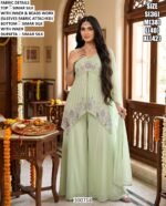 Luxury Occasion Wear Silk Palazzo Set