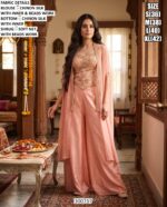 Luxury Occasion Wear Silk Palazzo Set