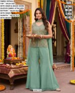 Stylish Wedding Wear Palazzo Ensemble For Women
