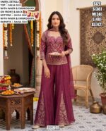 Premium Beads Work Indo Western Outfit For Women