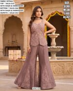 Premium Beads Work Indo Western Outfit For Women