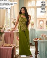 Modern Festive Palazzo Ensemble For Women
