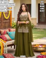 Stylish Wedding Wear Palazzo Suit For Women