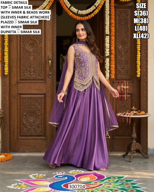Stylish Wedding Wear Palazzo Suit For Women