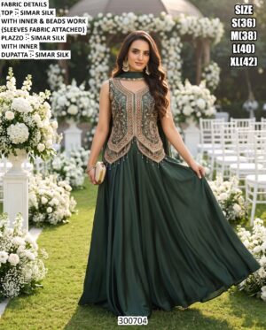 Stylish Wedding Wear Palazzo Suit For Women