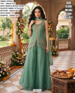 Premium Embroidered Three Piece Outfit For Women