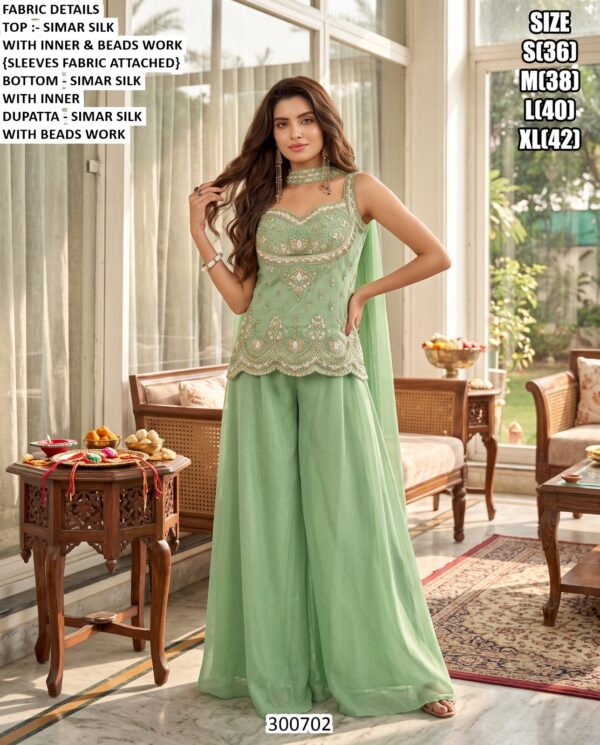 Premium Embroidered Three Piece Outfit For Women