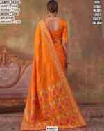 Traditional Zari Woven Wedding Wear Saree