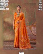 Traditional Zari Woven Wedding Wear Saree