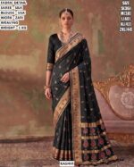 Traditional Zari Woven Wedding Wear Saree
