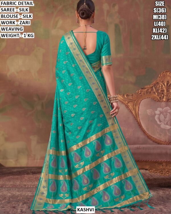 Traditional Zari Woven Wedding Wear Saree
