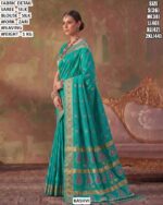 Traditional Zari Woven Wedding Wear Saree