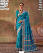 Traditional Zari Woven Wedding Wear Saree