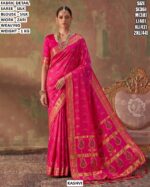 Traditional Zari Woven Wedding Wear Saree