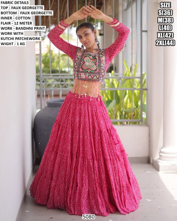 Kutchi Embroidery Lehenga For Wedding And Navratri