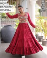 Stylish Navratri Wear Long Anarkali Dress For Women