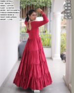 Stylish Navratri Wear Long Anarkali Dress For Women