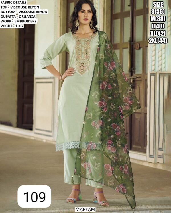 Elegant Straight Kurta Set With Matching Bottom